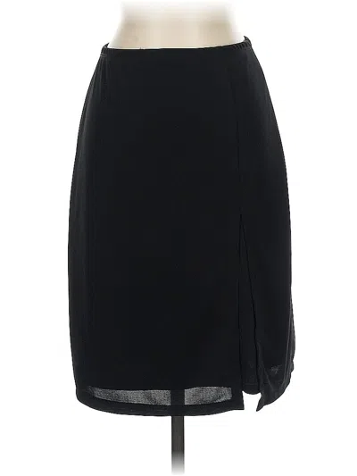 Pre-owned Bisou Bisou Casual Skirt In Black