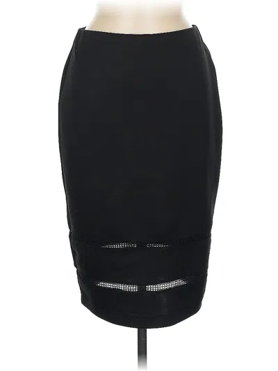 Pre-owned Bisou Bisou Casual Skirt In Black