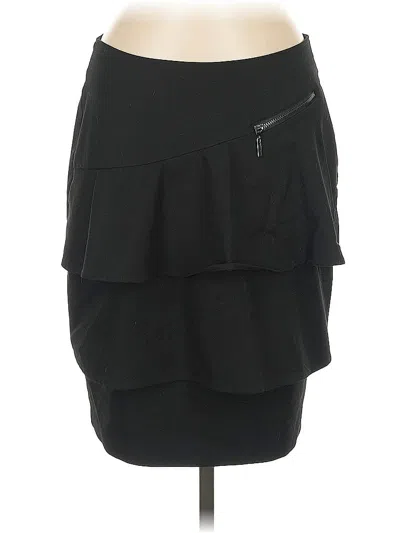 Pre-owned Bisou Bisou Casual Skirt In Black