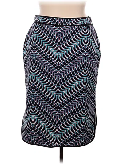 Pre-owned Bisou Bisou Casual Skirt In Blue