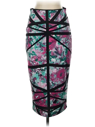 Pre-owned Bisou Bisou Casual Skirt In Purple
