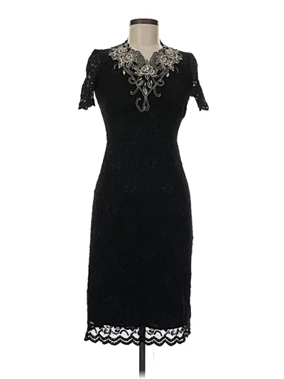 Pre-owned Bisou Bisou Cocktail Dress In Black