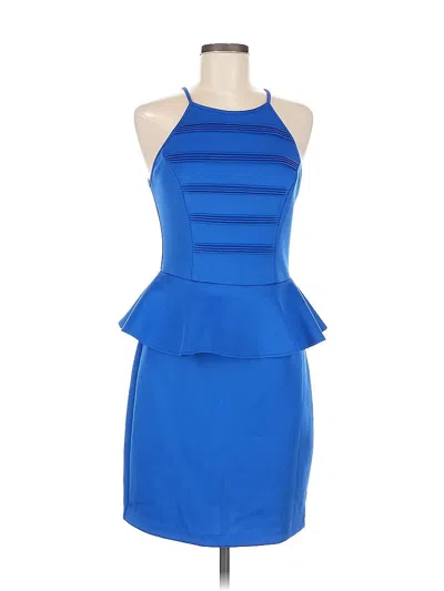 Pre-owned Bisou Bisou Cocktail Dress In Blue