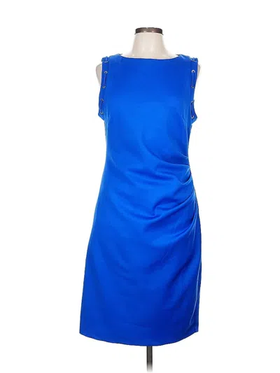 Pre-owned Bisou Bisou Cocktail Dress In Blue