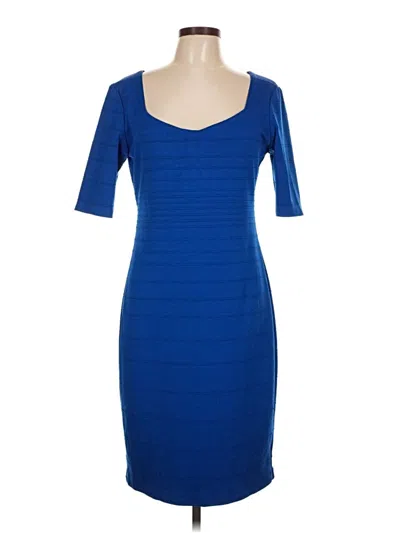 Pre-owned Bisou Bisou Cocktail Dress In Blue