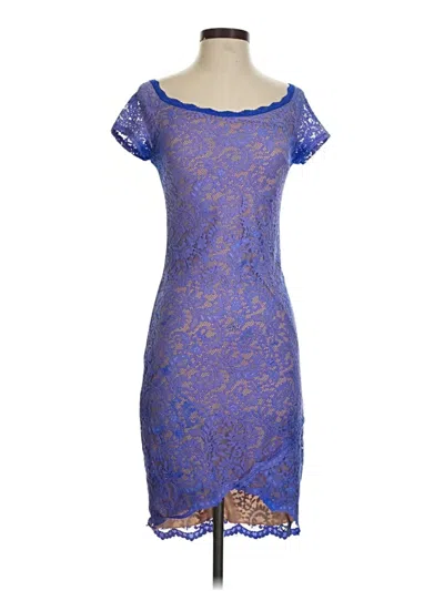 Pre-owned Bisou Bisou Cocktail Dress In Blue