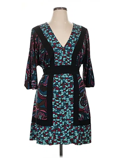 Pre-owned Bisou Bisou Cocktail Dress In Blue