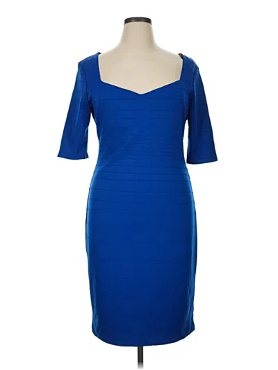 Pre-owned Bisou Bisou Cocktail Dress In Blue