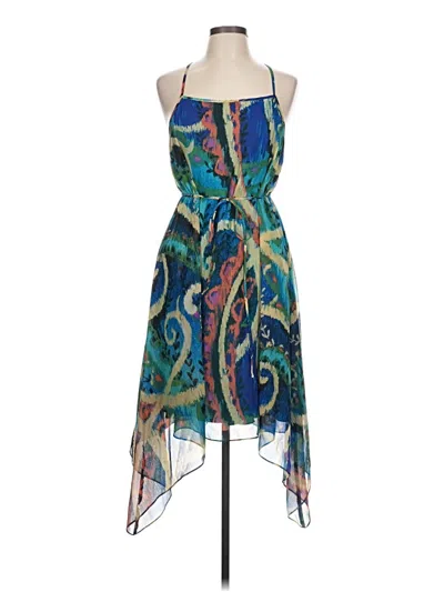 Pre-owned Bisou Bisou Cocktail Dress In Blue