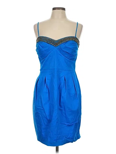 Pre-owned Bisou Bisou Cocktail Dress In Blue