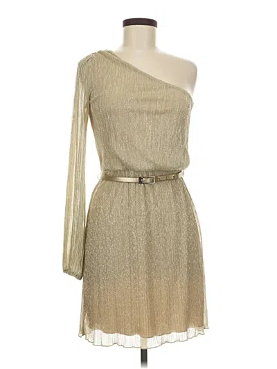Pre-owned Bisou Bisou Cocktail Dress In Gold