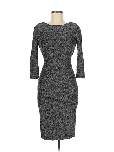 Pre-owned Bisou Bisou Cocktail Dress In Gray