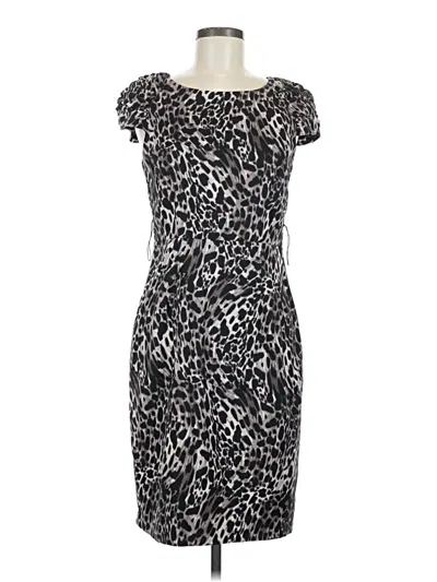 Pre-owned Bisou Bisou Cocktail Dress In Gray