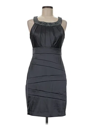 Pre-owned Bisou Bisou Cocktail Dress In Gray