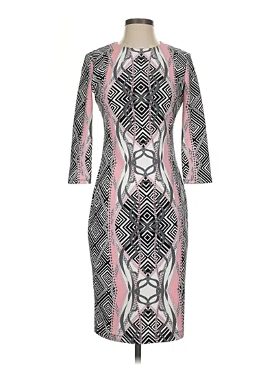 Pre-owned Bisou Bisou Cocktail Dress In Gray