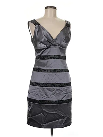 Pre-owned Bisou Bisou Cocktail Dress In Gray