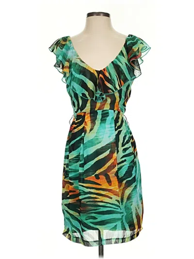 Pre-owned Bisou Bisou Cocktail Dress In Green