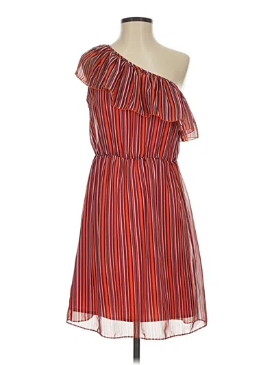 Pre-owned Bisou Bisou Cocktail Dress In Orange