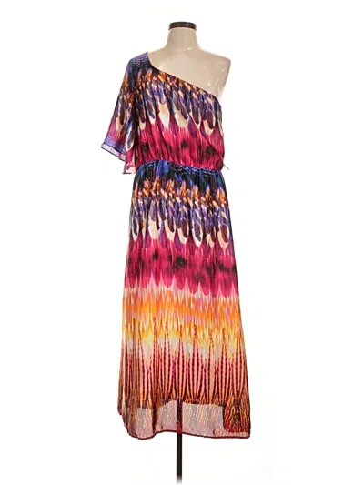 Pre-owned Bisou Bisou Cocktail Dress In Orange