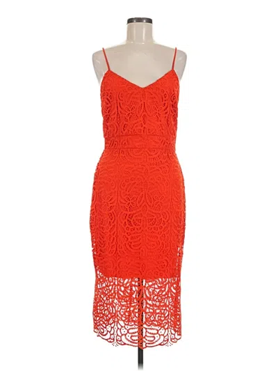 Pre-owned Bisou Bisou Cocktail Dress In Orange