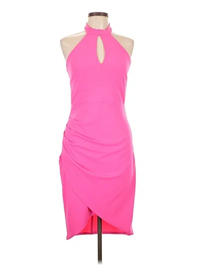 Pre-owned Bisou Bisou Cocktail Dress In Pink