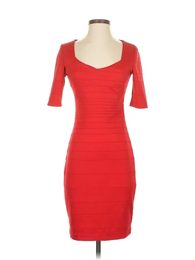 Pre-owned Bisou Bisou Cocktail Dress In Red