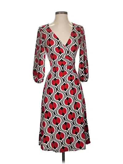 Pre-owned Bisou Bisou Cocktail Dress In Red