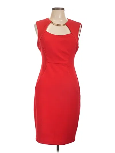 Pre-owned Bisou Bisou Cocktail Dress In Red