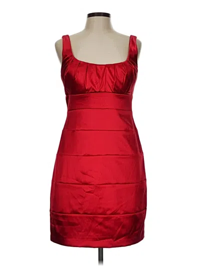 Pre-owned Bisou Bisou Cocktail Dress In Red