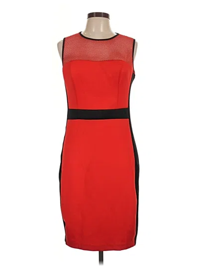 Pre-owned Bisou Bisou Cocktail Dress In Red