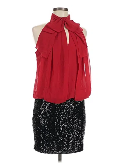 Pre-owned Bisou Bisou Cocktail Dress In Red