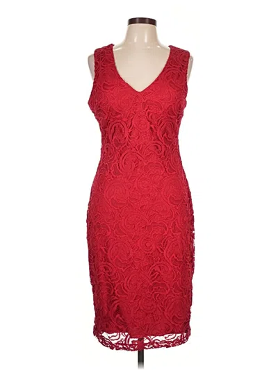 Pre-owned Bisou Bisou Cocktail Dress In Red