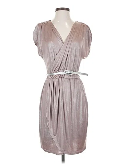 Pre-owned Bisou Bisou Cocktail Dress In Silver