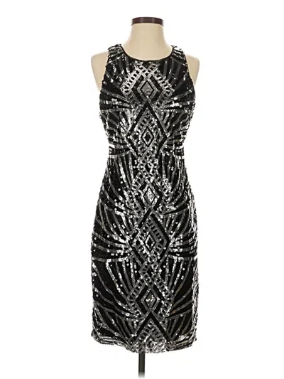 Pre-owned Bisou Bisou Cocktail Dress In Silver