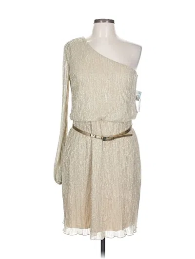 Pre-owned Bisou Bisou Cocktail Dress In White