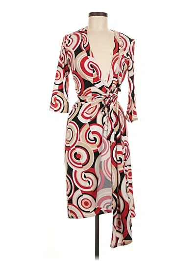 Pre-owned Bisou Bisou Cocktail Dress In White