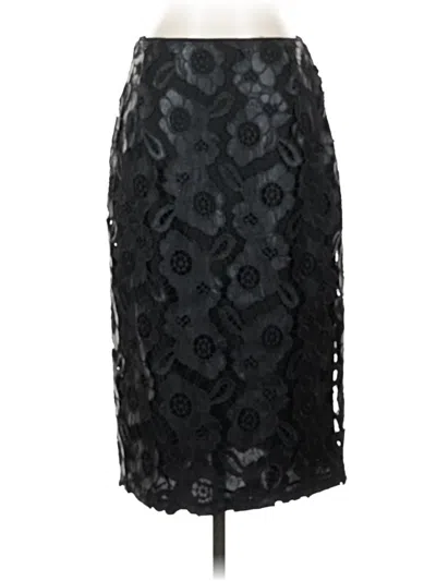 Pre-owned Bisou Bisou Formal Skirt In Black