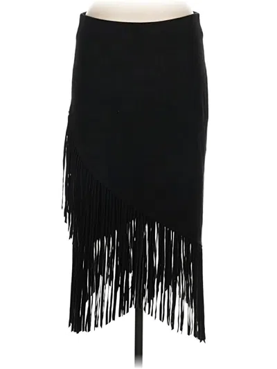 Pre-owned Bisou Bisou Formal Skirt In Black