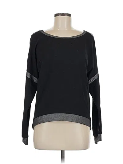 Pre-owned Bisou Bisou Long Sleeve T-shirt In Black