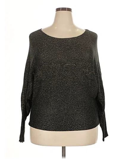 Pre-owned Bisou Bisou Pullover Sweater In Black