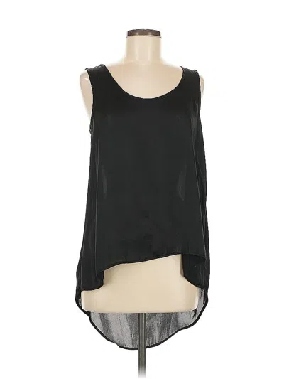 Pre-owned Bisou Bisou Sleeveless Blouse In Black