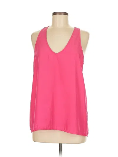 Pre-owned Bisou Bisou Sleeveless Blouse In Pink