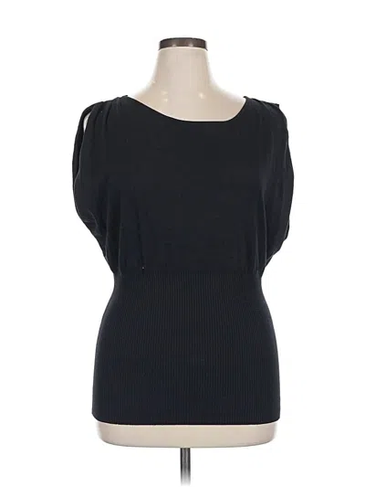 Pre-owned Bisou Bisou Sleeveless T-shirt In Black