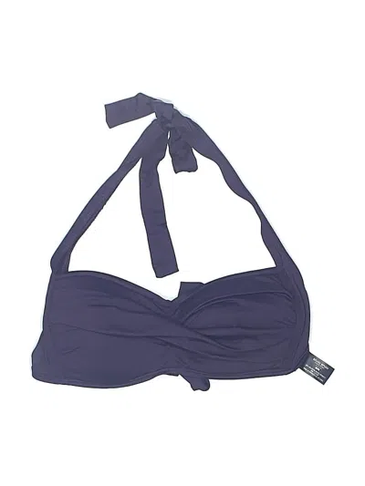 Pre-owned Bisou Bisou Swimsuit Top Purple Swimwear