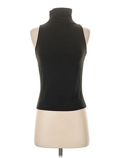 Pre-owned Bisou Bisou Tank Top Black Halter Neckline Tops
