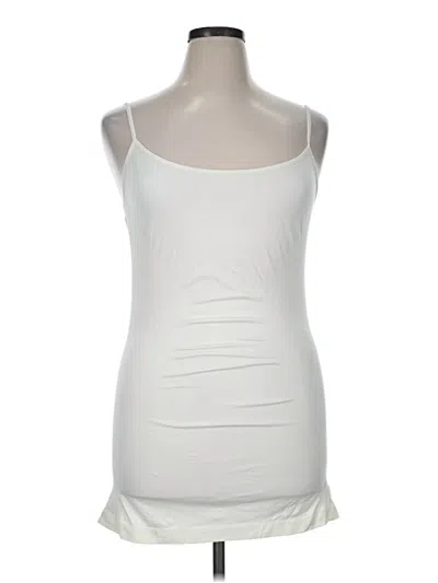 Pre-owned Bisou Bisou Tank Top Ivory Strapless Neckline Tops