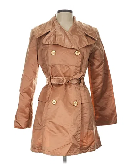 Pre-owned Bisou Bisou Trenchcoat In Brown