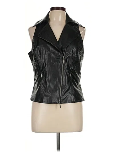 Pre-owned Bisou Bisou Vest In Black