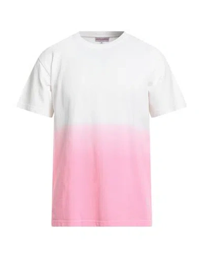 Bisous Man T-shirt Pink Size L Cotton