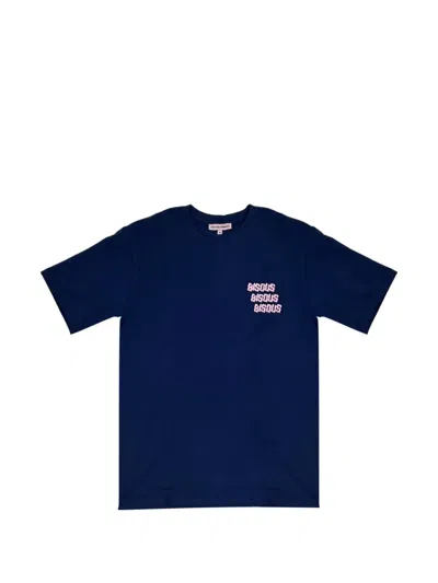 Bisous Skateboards X3 Printed T-shirt In Blue